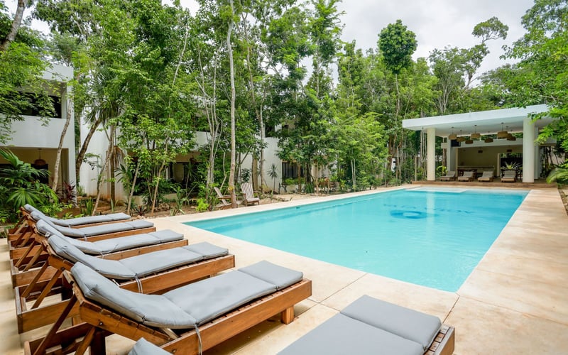 pool view